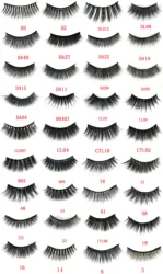 Magnetic eyelashes with 5 magnets stripe false lashes & Tweezers set with customized packing boxes 2023