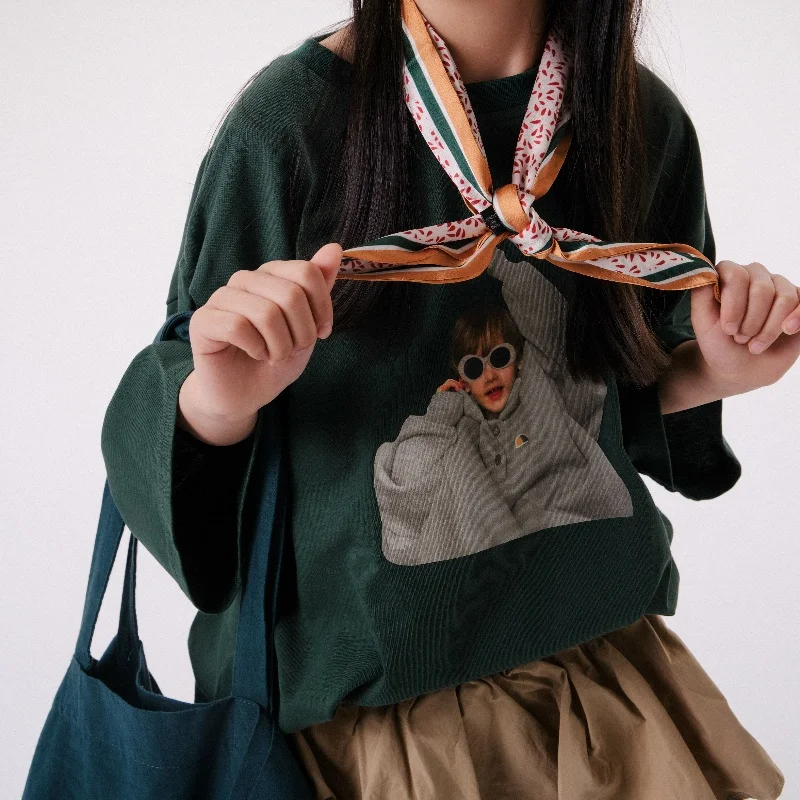 Kids Toddler Tape Folder Basic Short Sleeve Plain Summer Oversized Girl T-shirts For Aged 2-7Y Oversized Girl T-shirts