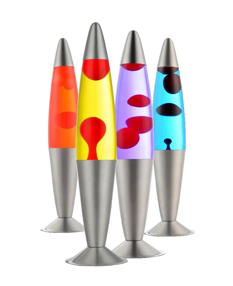 guangdong zhongshan factory new design desktop cheap bubble moving rising glass bottle rocket tube post lava light