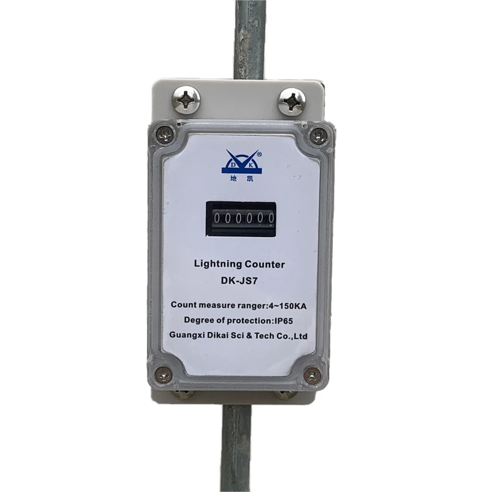 High Quality Digital Lightning Strike Counter No Battery Surge Arrester lightning rod Lightning Counter