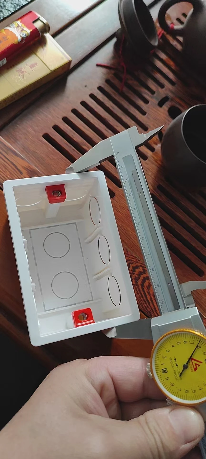 Baili 118 Тип 50H ПВХ Монтажная коробка Электрический корпус белый переключатель розетка распределительная