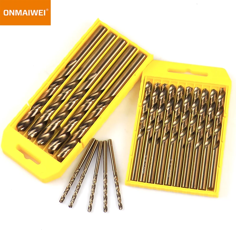 Metric M42 8% Cobalt Twist Drill Bits Set for Stainless Steel and Hard Metal