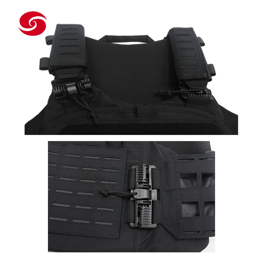 Quick Release Laser Cut Tactical Molle Vest Combat Plate Carrier