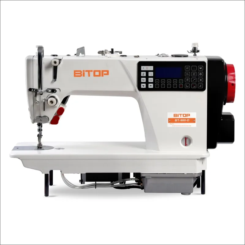 BT-980-D4 industrial lockstitch automatic pattern sewing machine with auto trimmer