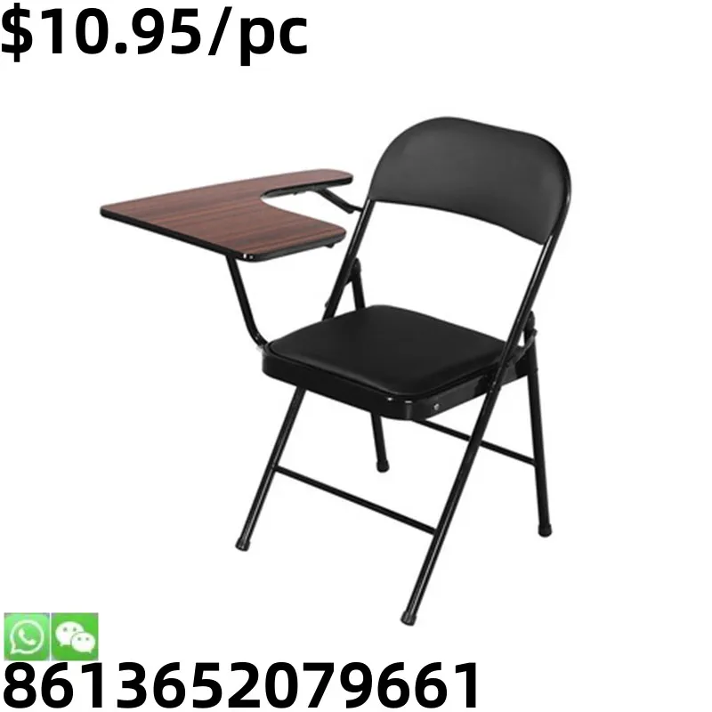 Luxury Metal Frame City Garden Fish School Upholstered Folding Chair