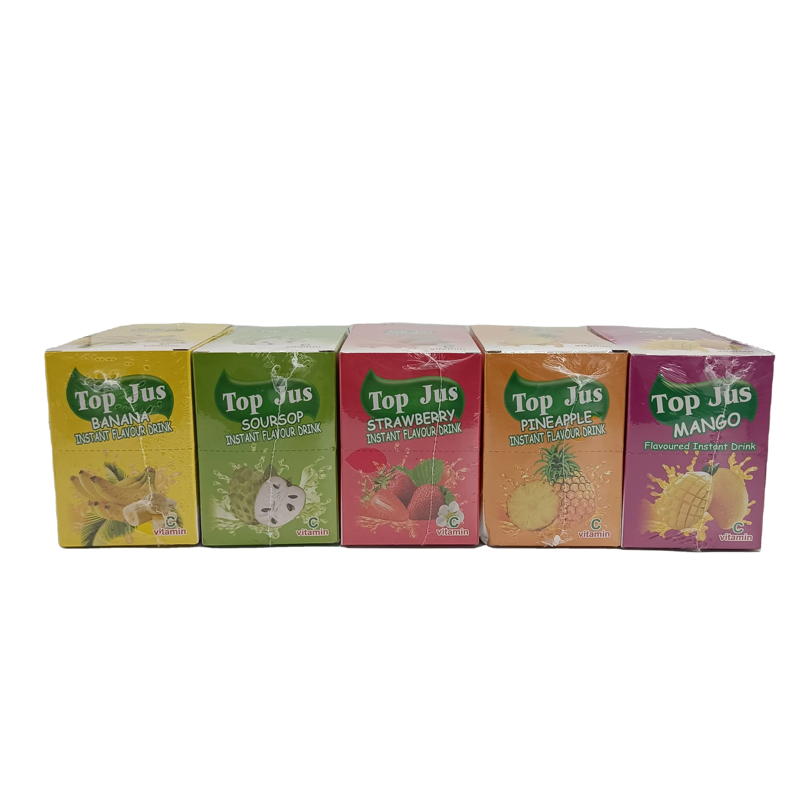 10g for 2 litre water orange mango strawberry lemon pineapple  cherry  instant concentrated flavored fruit drink powder