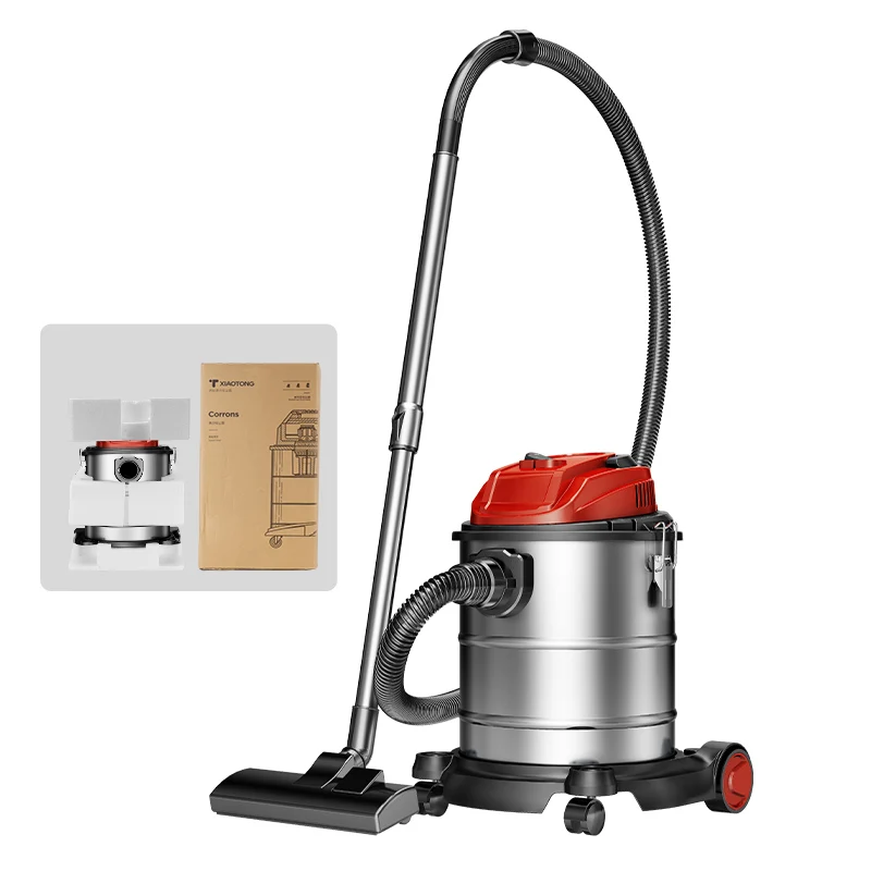 Top Sales Dry Wet Vacuum Cleaner Stainless Steel Pet Grooming Vacuum Cleaner 20L Road Vacuum Cleaner Trade