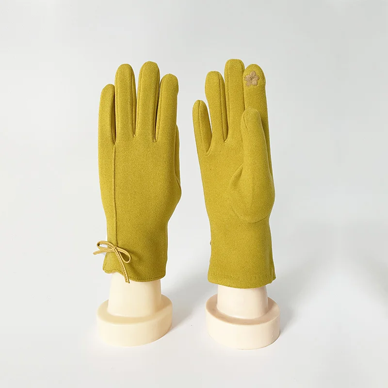 BSCI Manufacturer Custom Down Cloth Black Men Touch Screen Winter Thicken  Gloves