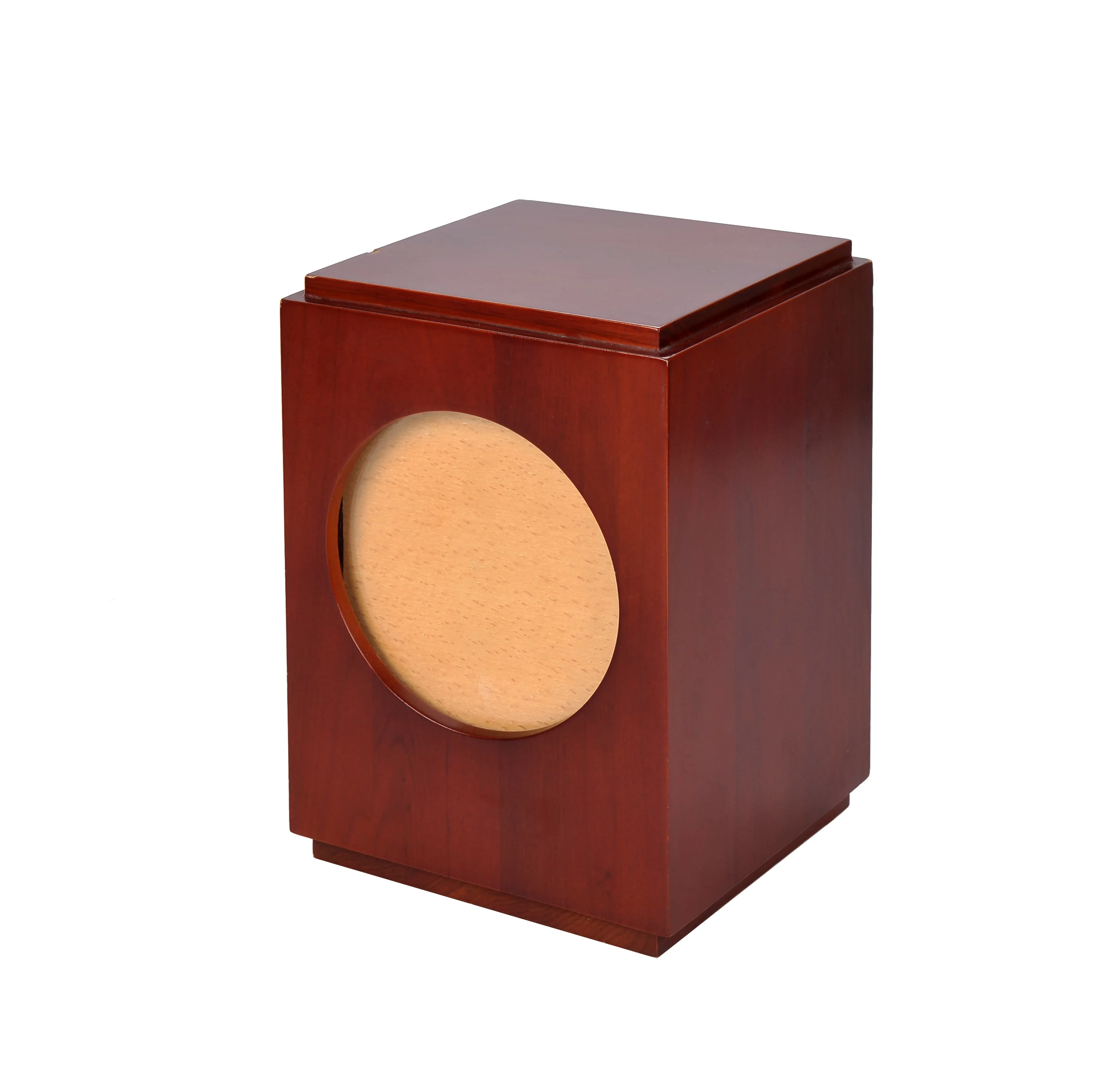 MKYA005 Wholesale Funeral picture frame with urn antique china wood urns for ashes photo frame urn