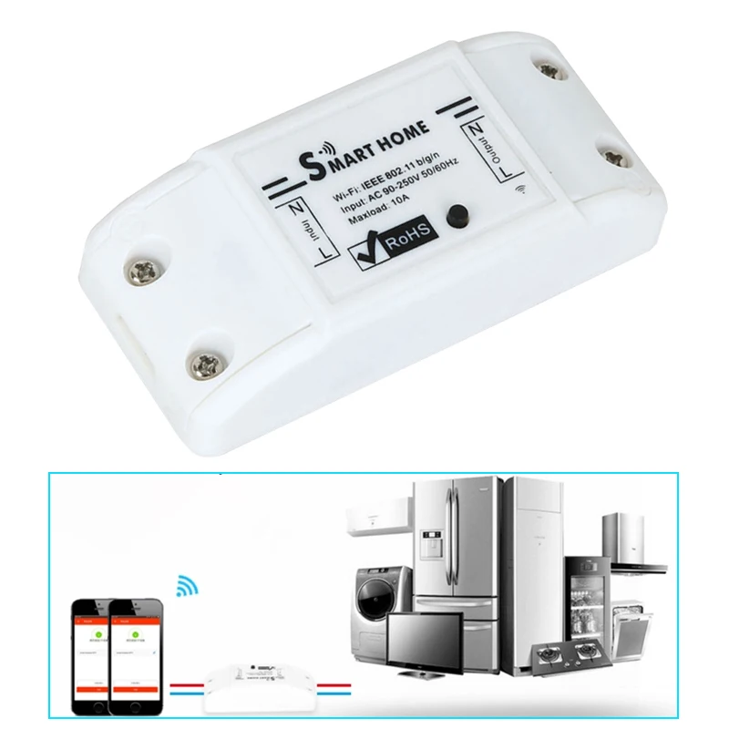 Smart WiFi Switch Life APP Remote Control Switch Work Alexa Google Voice Control Household Appliances