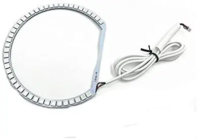 Highlight 4x 33SMD 131MM Multi-Color 5050 RGB LED Angel Eyes Halo Rings Lighting E36 E38 E39 E46 Kit With Remote Control WG112