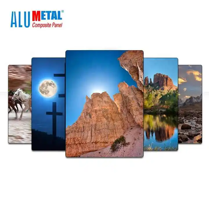 PE Aluminum Composite Panel Printable ACP Facade Materials Aluminum Composite Panel