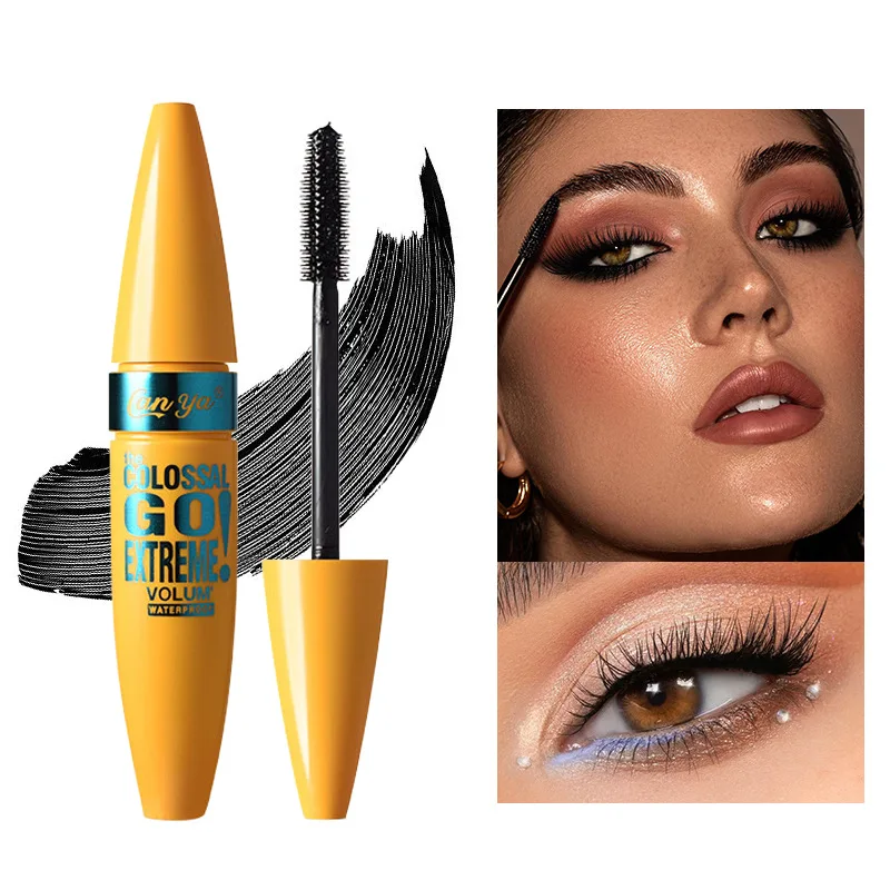 2024 Factory Wholesale 4D Mascara Thick Fiber Waterproof Curling Mascara For Ladies