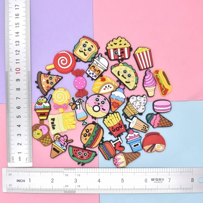 30 шт. подвески для обуви, подвески для обуви, браслет, украшение, подарки для подростков на вечеринку (1 шт. случайный браслет)