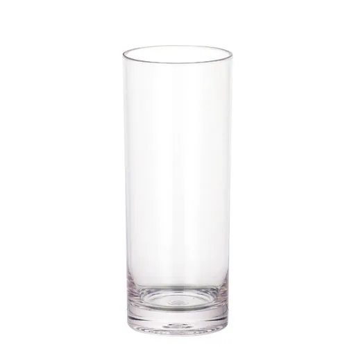 Long Pina Colada Cocktail Glasses 12oz Plastic Cup 360ml PC Tom Collins High Ball Glass