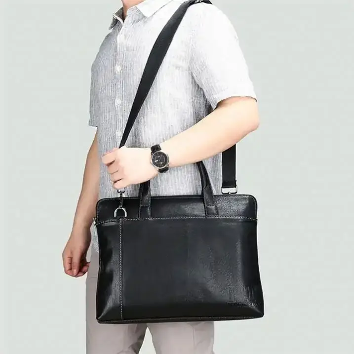 Free Sample custom logo large capacity high quality business waterproof mens luxury portable computer bag 17 inch