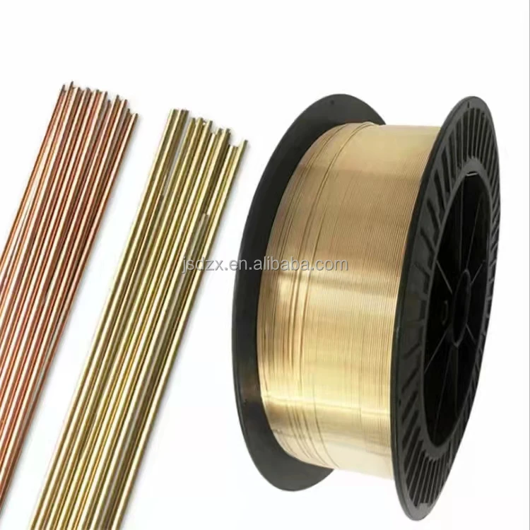 Wholesale Price Arc 3.2 Mm 5Kg Filler Conduit CuZn42Ni6 Nickel Manganese Brass Welding Filler Wire For Tractor Parts