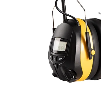 AM FM Radio Headphones Digital Display 30dB SNR Ear Protection Ear Muffs Noise Reduction Hearing Protectors