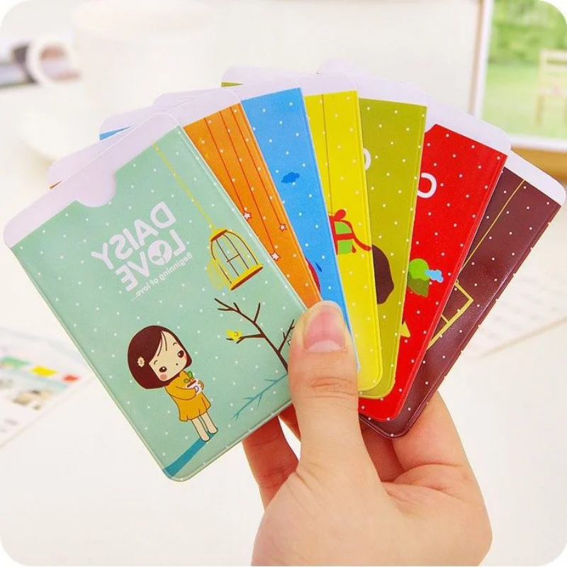 PVC card holder bank card bus card protective cover Customized size and LOGO