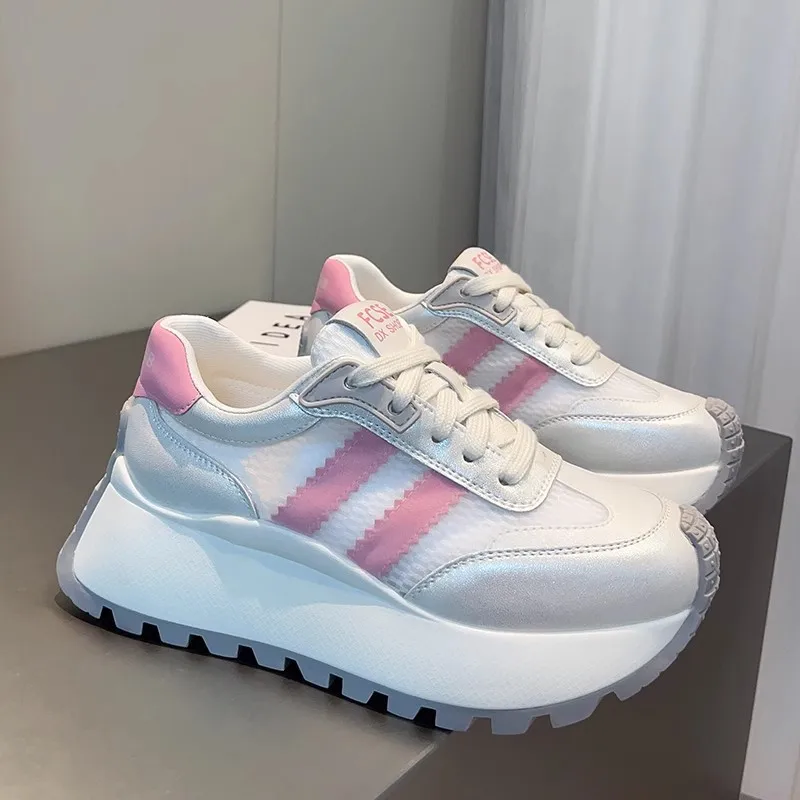 New style Sneakers Women Flat Platform Sport Running Shoes Causal Outdoor Walking Chunky Soft For women Shoes