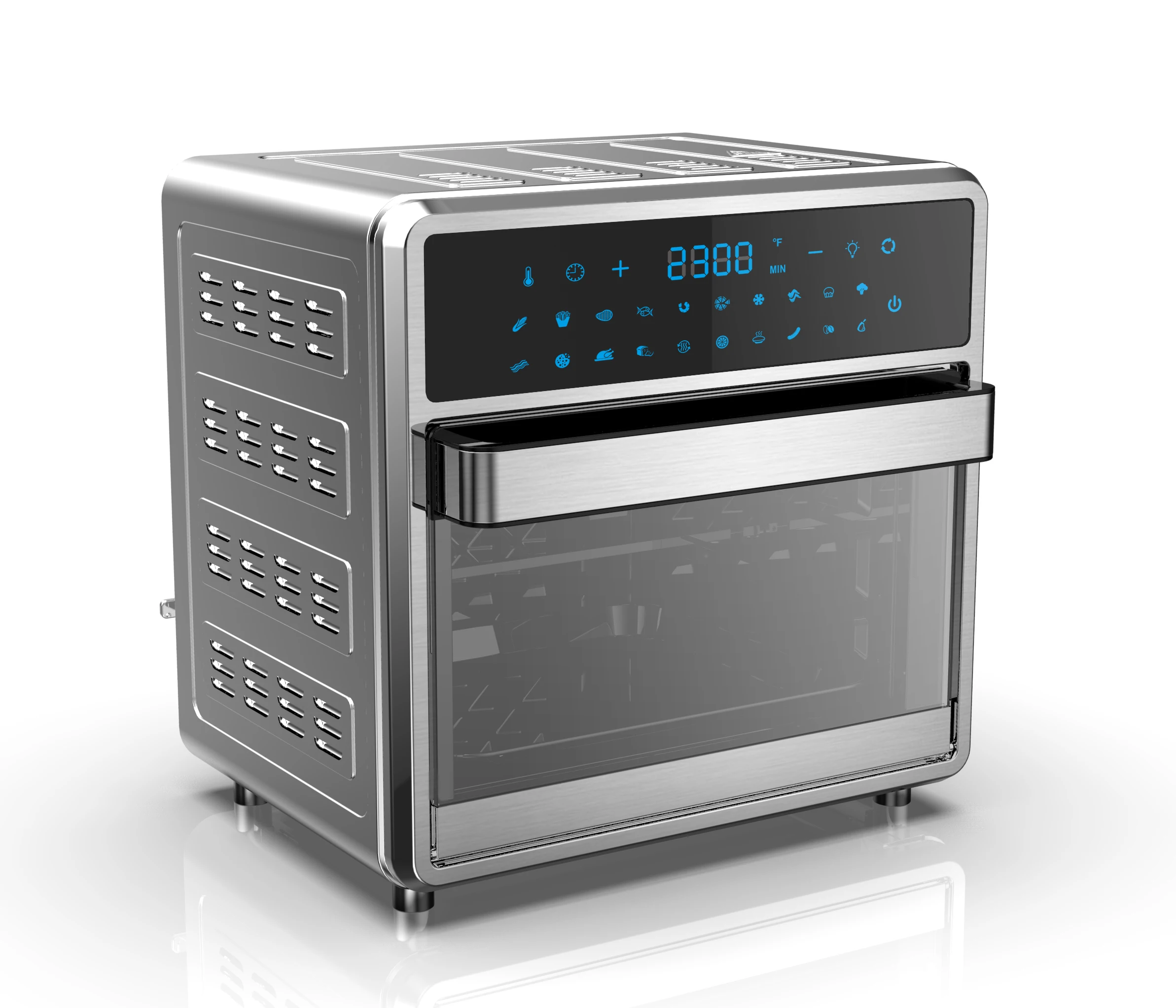 KUFU Stainless Steel Smart Multi Oil Free Air Fryer And Oven Hot Best Selling Air Fryer Oven With Grill Function