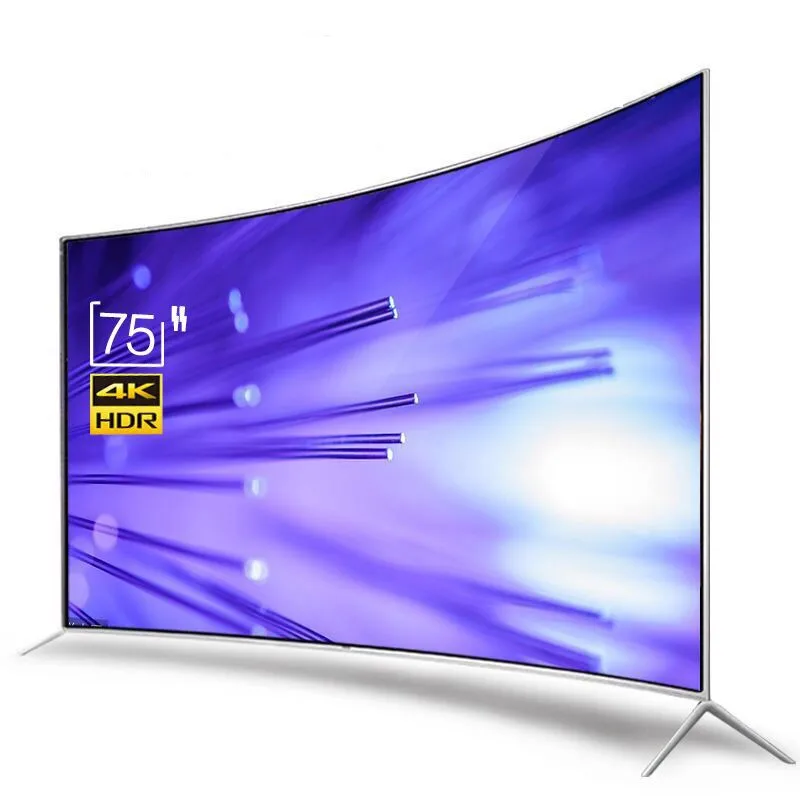 Новый телевизор 55 дюймов изогнутый Smart Led TV 4K UHD LED Телевизор Wifi Usb видео модный дизайн smart tv 4k ultra