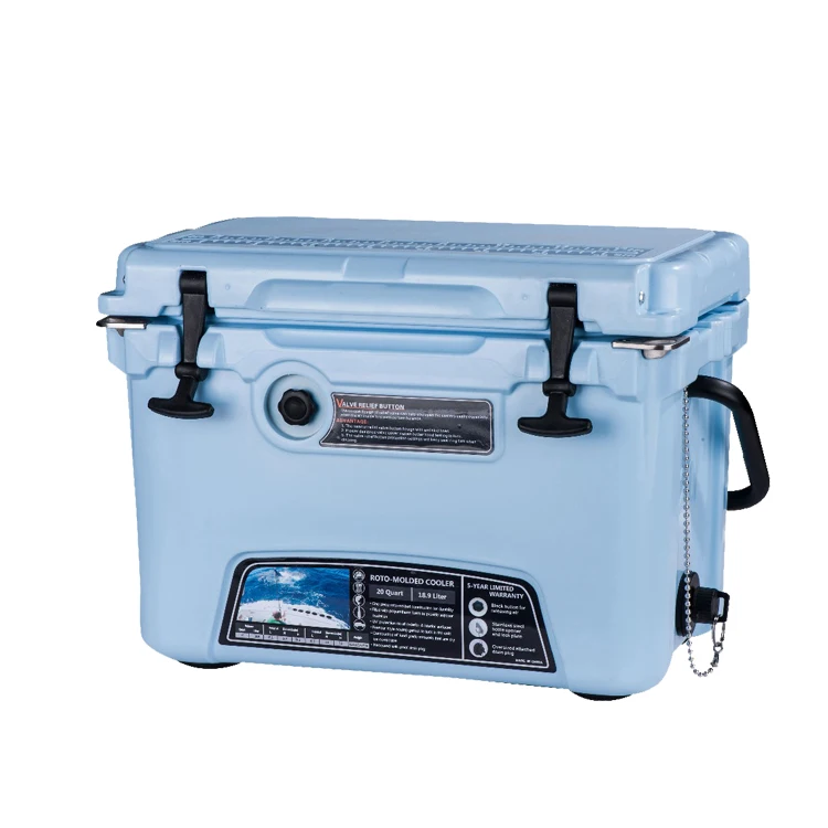 GINT 20QT, оптовая продажа, большой Вращающийся Жесткий охладитель, пластиковый холодильник, изолированный охлаждающий контейнер, коробки для льда для продажи