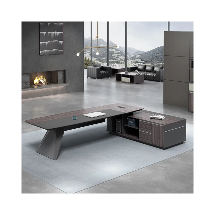 High Quality Cheap Simple Design Wooden Modern Furniture Executive Office Desk Set