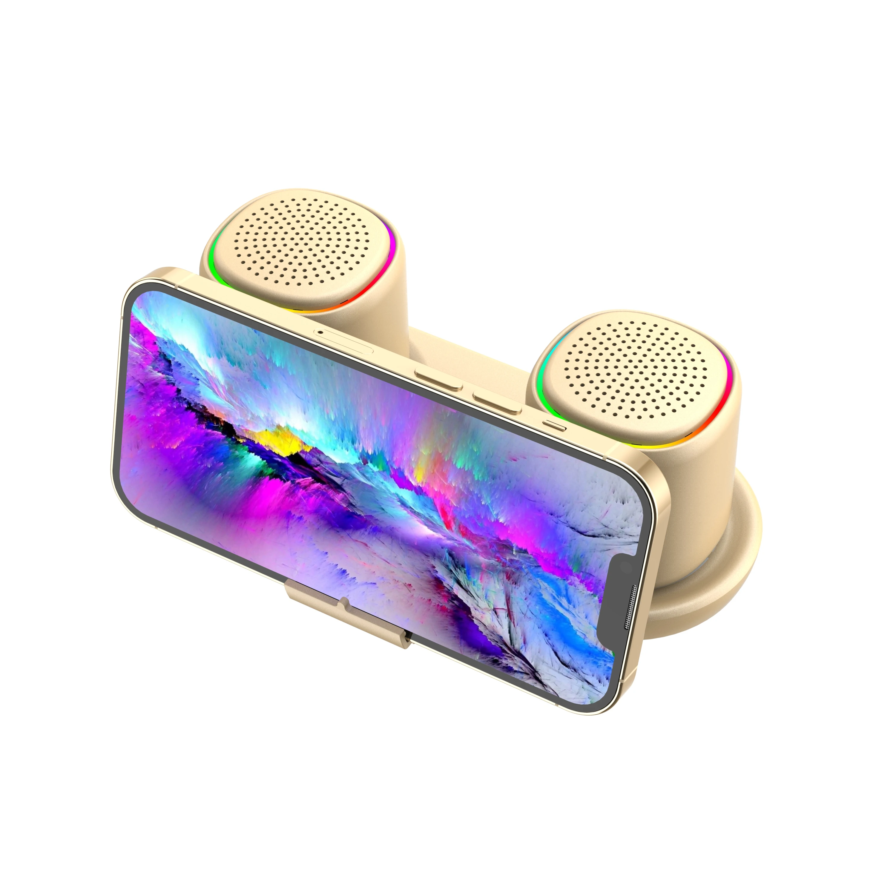 Anodized Bushing HIFI Parts Factory Supply Fabricated Red Mobile Phone Plain Computer Wireless OEM Customized Item 2.0 Speaker