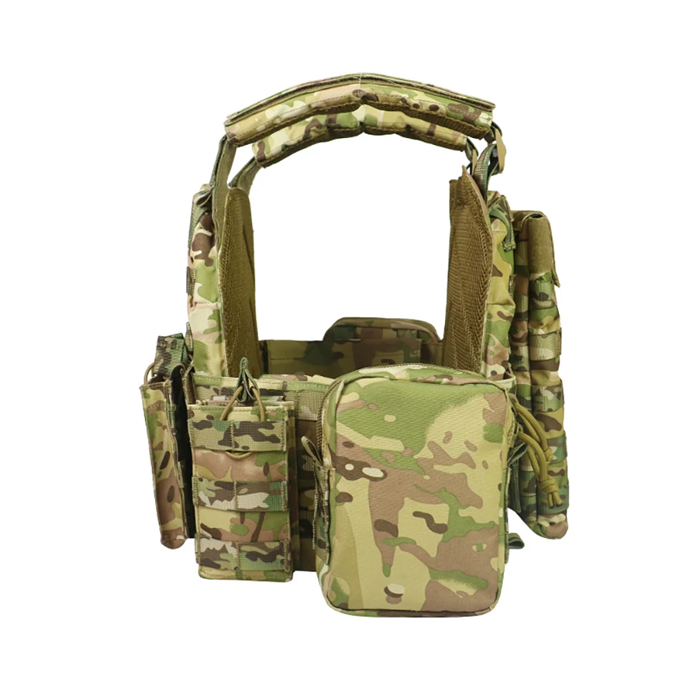 Outdoor Multi-function combination Tactical vest 1000D Molle System Camouflage Vest