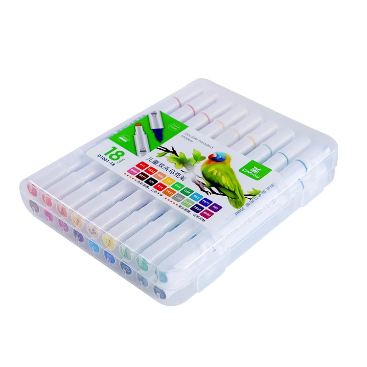 OEM Custom Logo Colors Dual Tip Mini Tip Magic Watercolor marker pen eternal Color Brush Pen Set Art Drawing Marker Markers