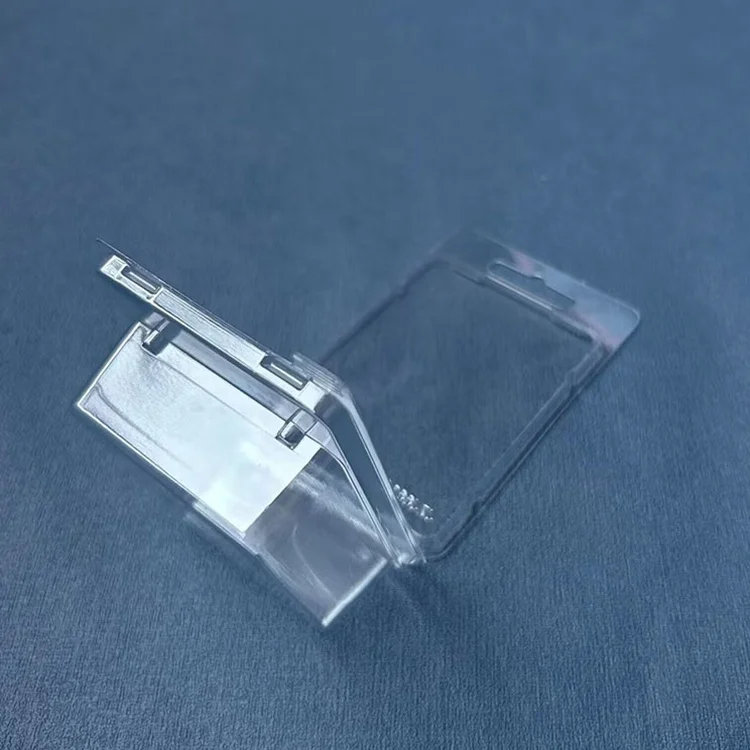 High Transparency Recycled PET Plastic Hinged Clamshell Blister Packaging for Fishing Lure Fishing Hook Tackle