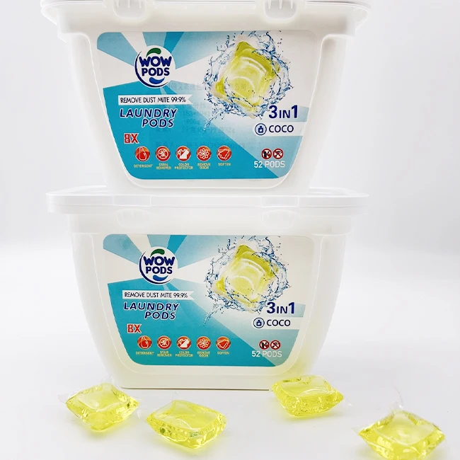 Wow Laundry Capsules Case 4-In-1 Laundry Capsules Factory Direct Sale