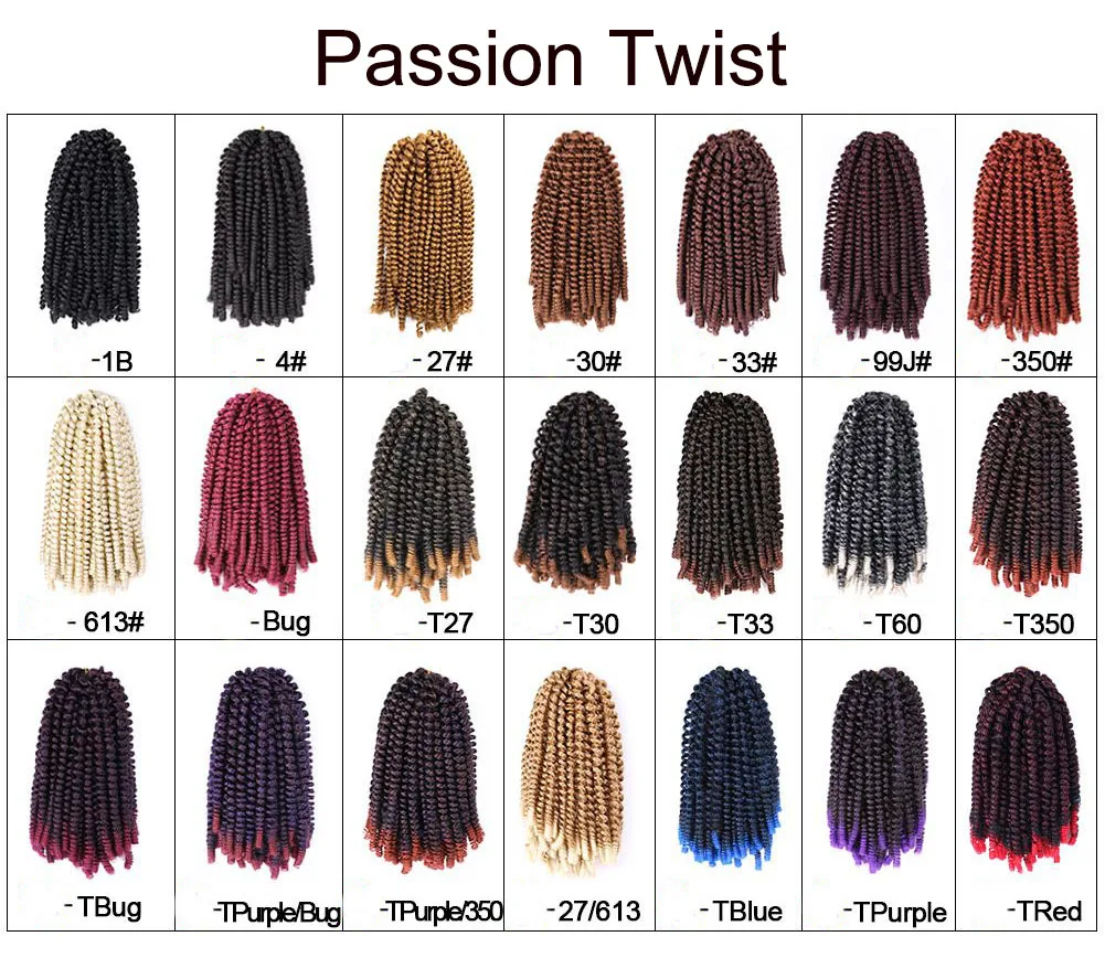 
$1 sample Spring Twist 8 Inch Synthetic Nubian Braid Extension Kenya Crochet Braids 350 Red Spring Twist Hair 