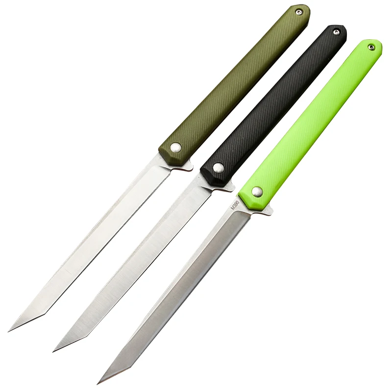 stylish outdoor survival Knife traditional hunting camping metal blade folding pocket knife edc