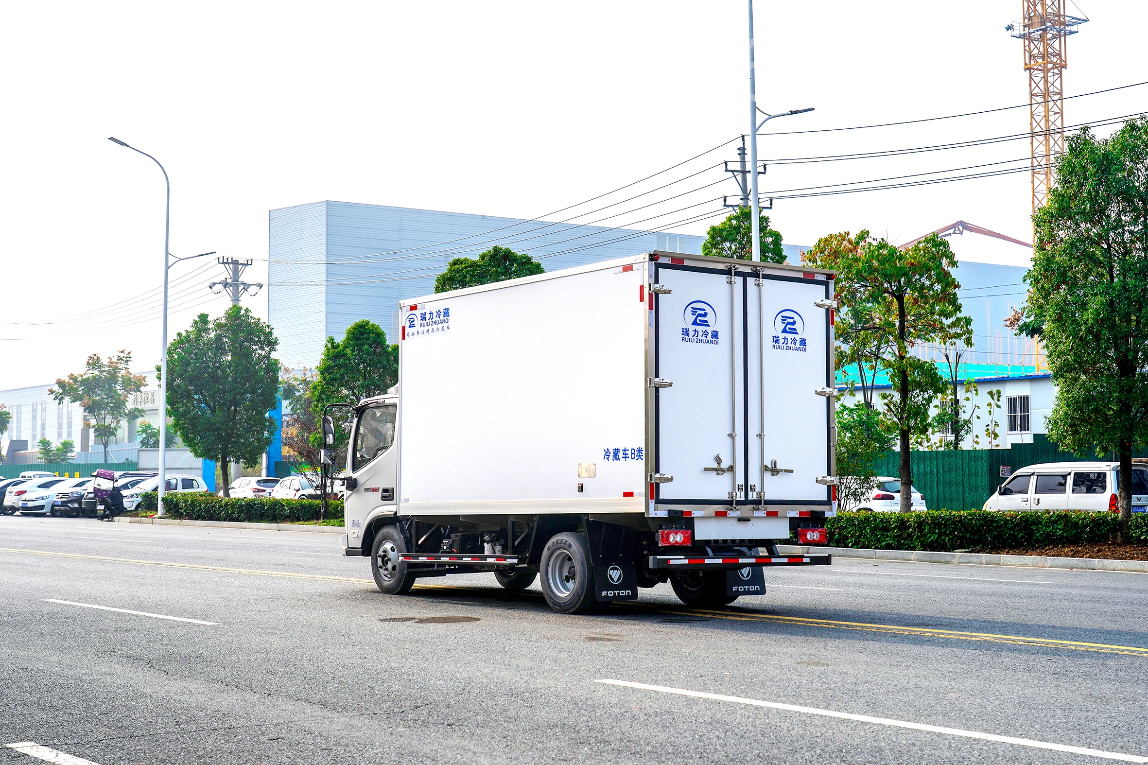 Foton 4.2m Refrigerator Box Cargo Cooling Truck Refrigerated Freezer Cold Room Transport Truck Ice Cream Van Cargo Truck