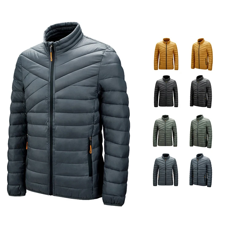 Qingzhihuo High Quality padded Jacket Custom Winter Down Jacket Waterproof Men Puffer Jacket Winter