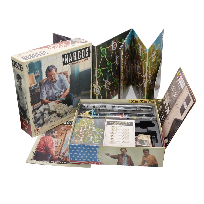 Высококачественные наборы настольных игр с принтом на заказ с игровой коробкой