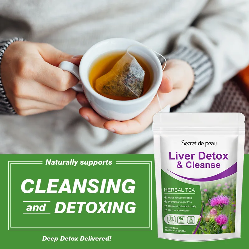 Organic Liver Detox Cleanse and Protecting Tea Herbal Tea 30 pieces Tea Bags