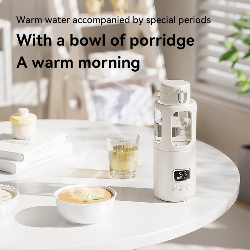 New Design Convenient Baby Bottle Warmer for Breast Milk Wireless Bottle Warmer Multifunctional Baby Water Warmer Milk Warmer