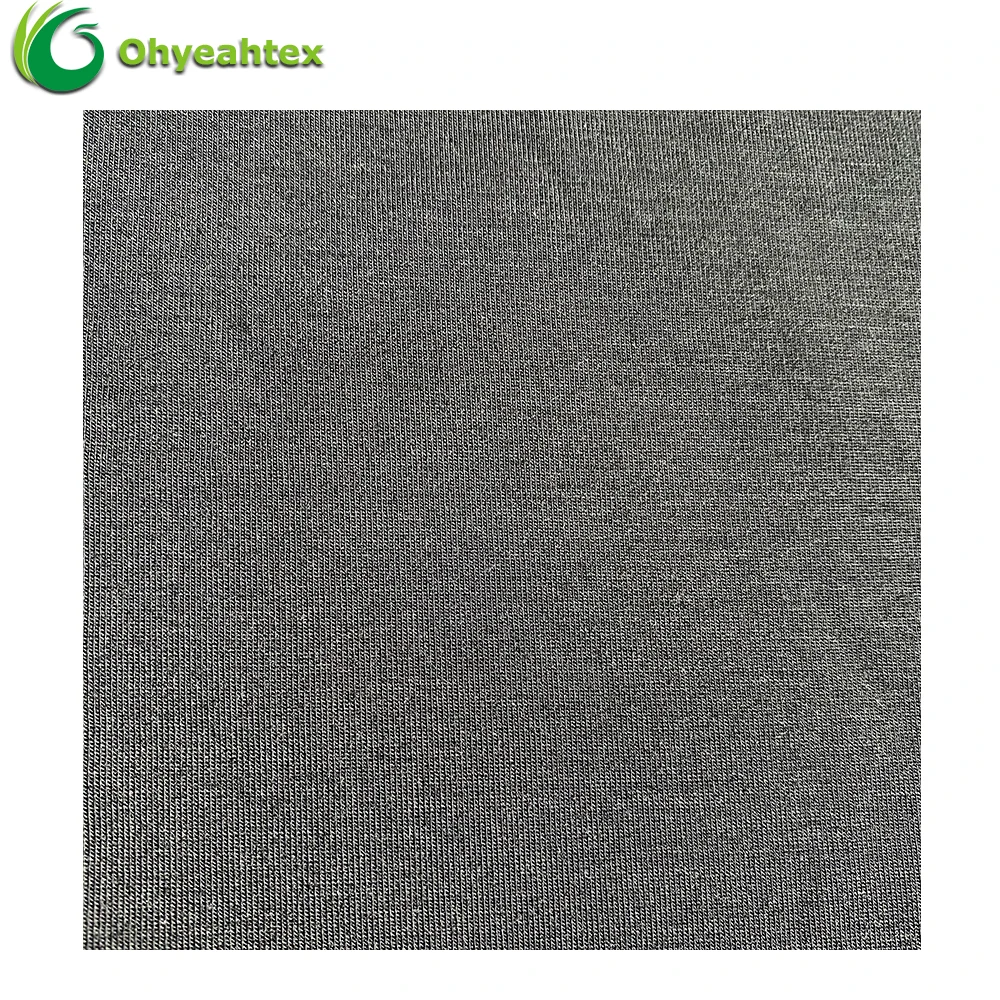 Oeko Tex 100 Standard Super Soft Bamboo Fabric Item Bamboo Jersey Fabric For Loungewear
