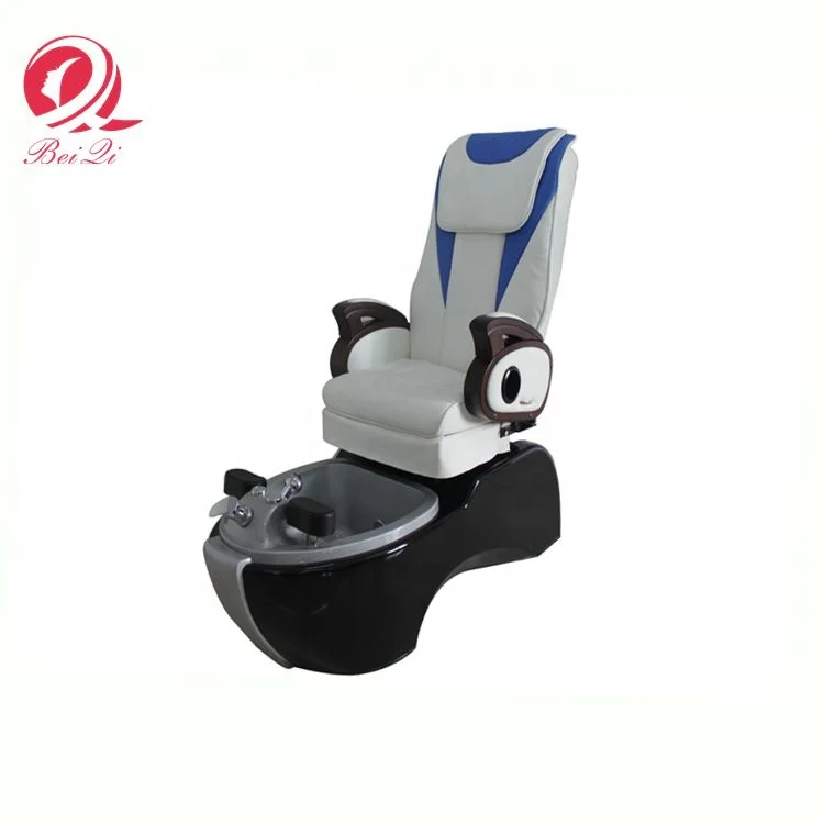 Cheap beauty salon furniture stylish chaise de massage foot spa pedicure chair with basin