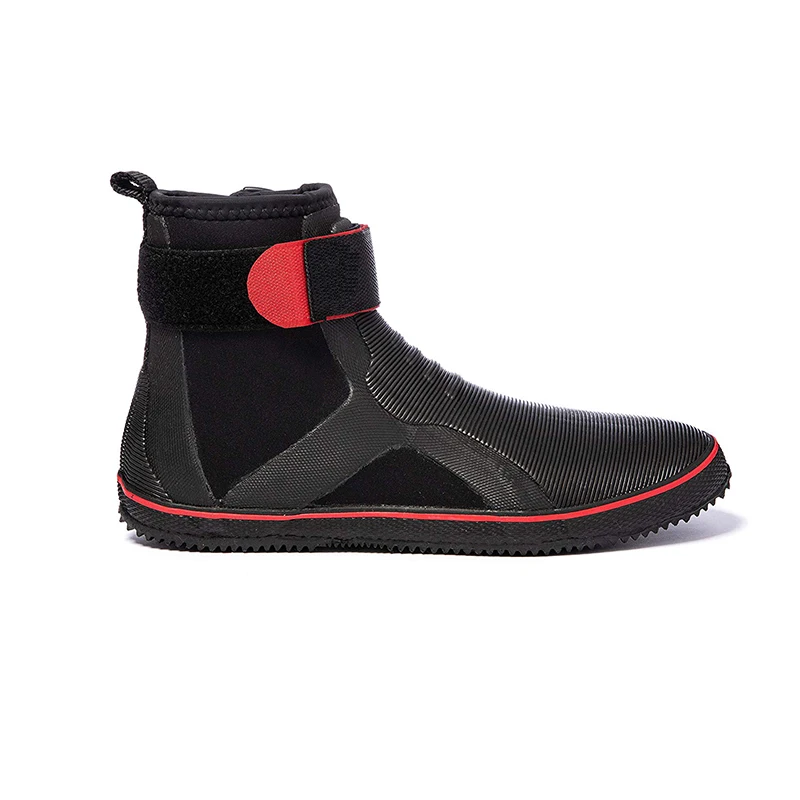 Custom Anti Slip 3mm 5mm Red Neoprene Waterproof Wetsuit Boot Neoprene Surfing Boots High Quality Scuba Diving Shoes For Kayak