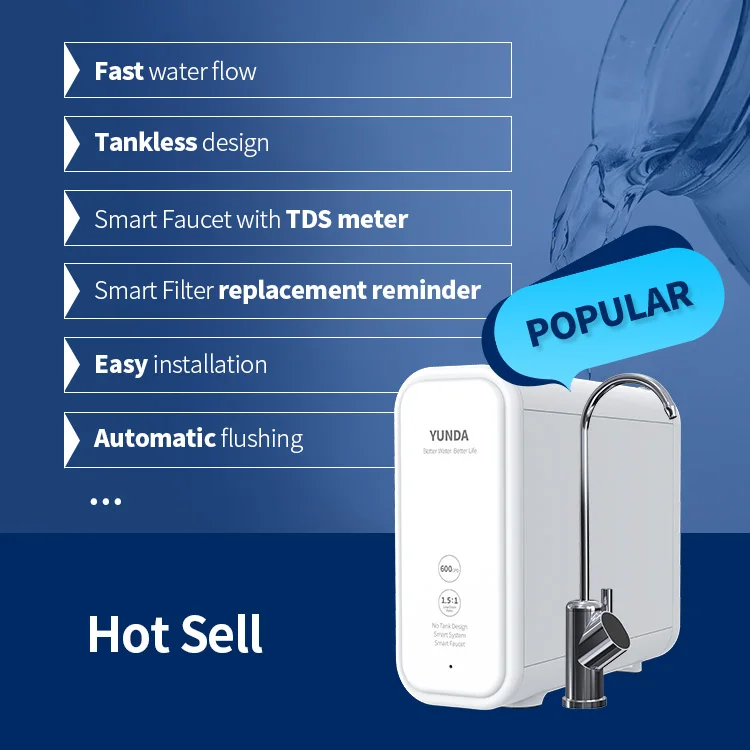  Лидер продаж система фильтрации воды undersink ro бытовой