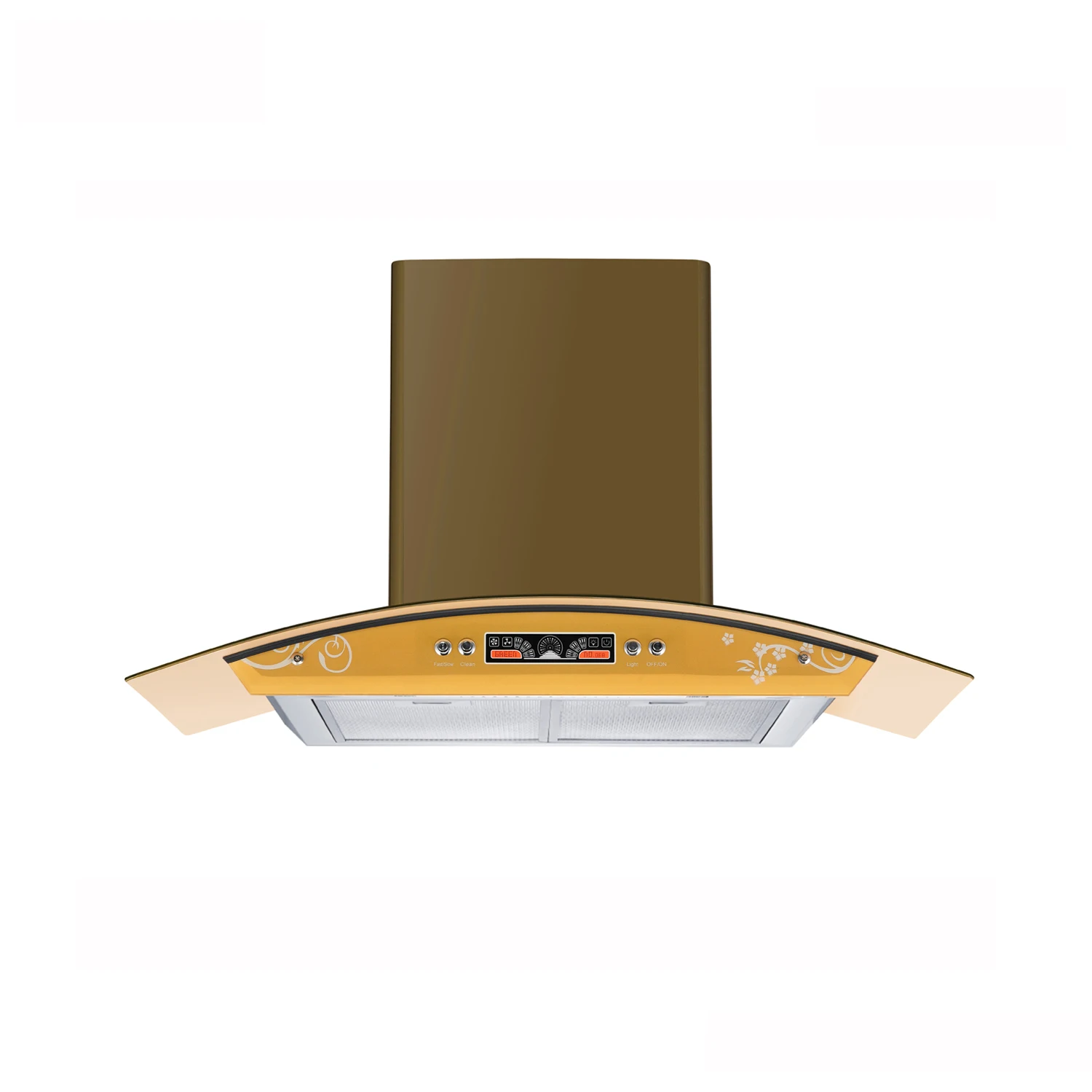 Nuoyi 2021 горячая Распродажа козырек вытяжной капот кухонная вытяжка желтая