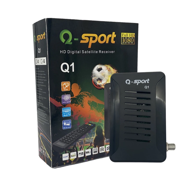 Q-Спортивная мини-камера для Android DVB-S2 TV Box с-цифра спутниковый телевизионный ресивер Авто FTA для Африки