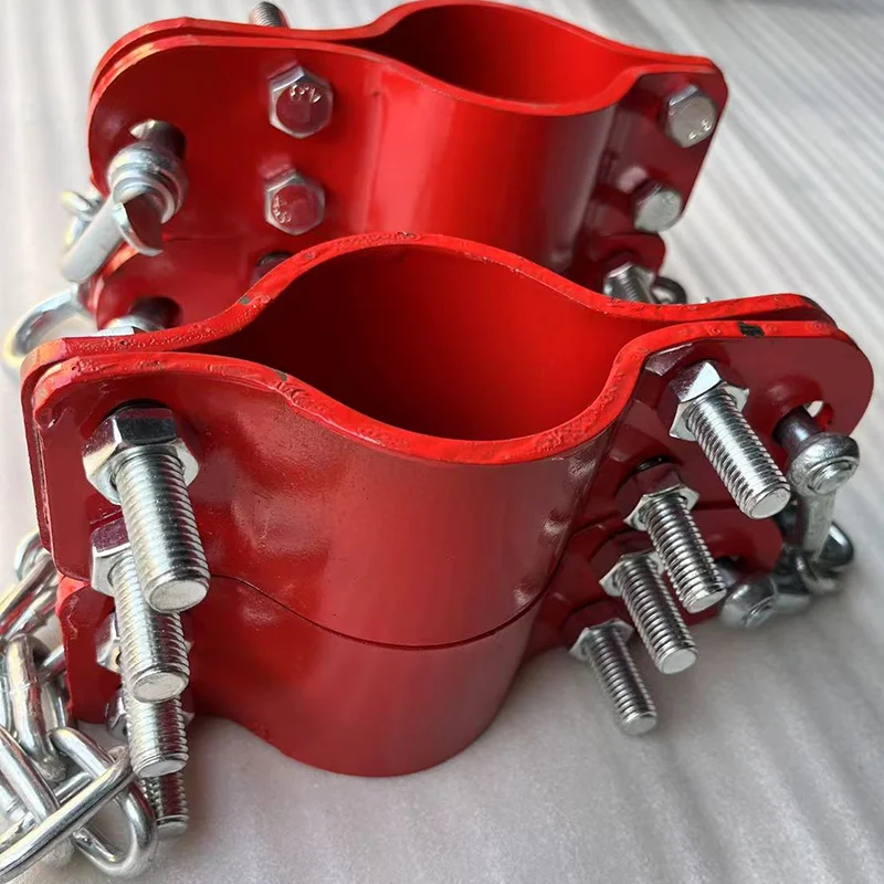 API 16C drilling hose tube safety clamps heavy duty hose clamp hose clip carbon steel clamp chain