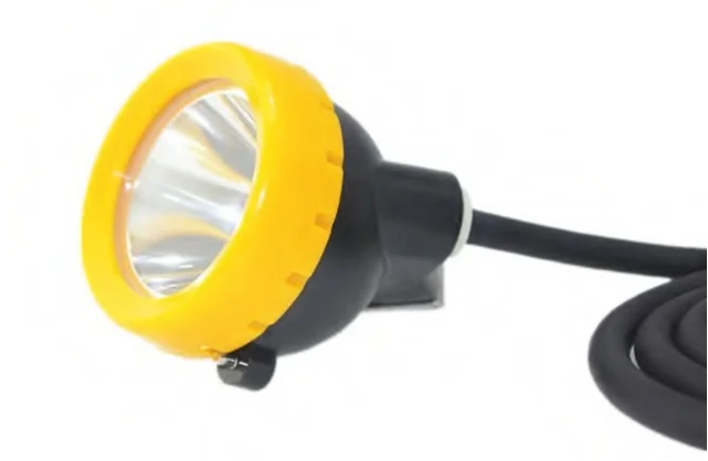 6.6Ah Cord Miner Safety Hard Hat Lamp Explosion Proof Ip67 Waterproof Coal Mining Cap Lamp 12000lux Kl5m