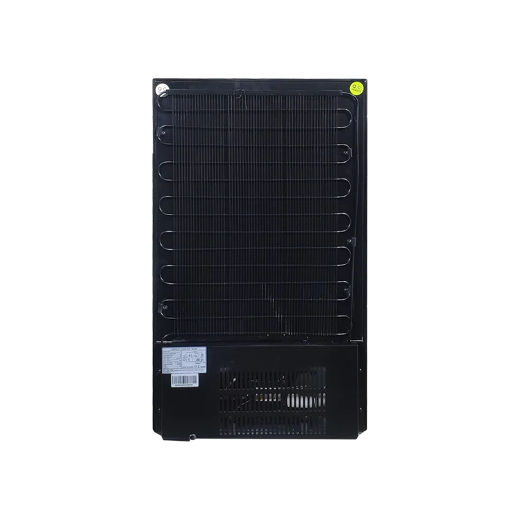 Meisda SC98 Cheap Small Sticker Displsy Refrigerator for Shop Portable Logo R134a/600a 3pc+1basket Electricity