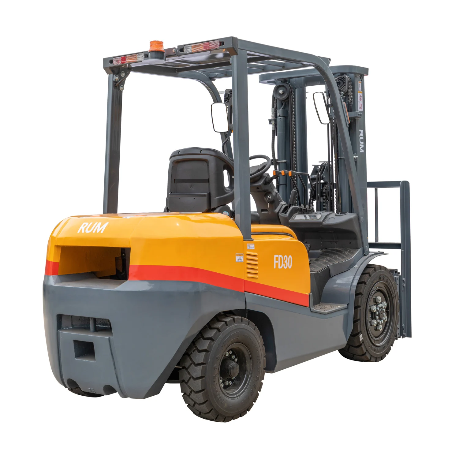 Diesel multifunctional forklift four-wheel drive 3tons hydraulic Diesel forklift